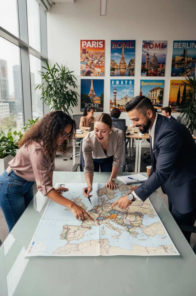 Prioritizing European destinations for seamless travel itineraries